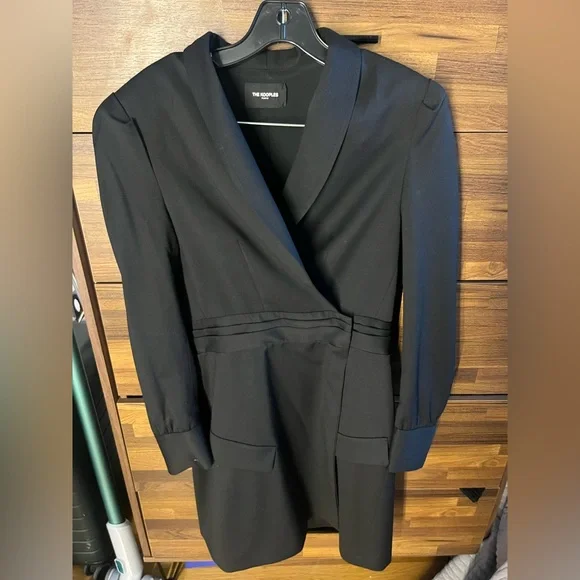 The Kooples | Dresses | The Kooples Blazer Dress Xs Button Closure Knee  Length | Poshmark